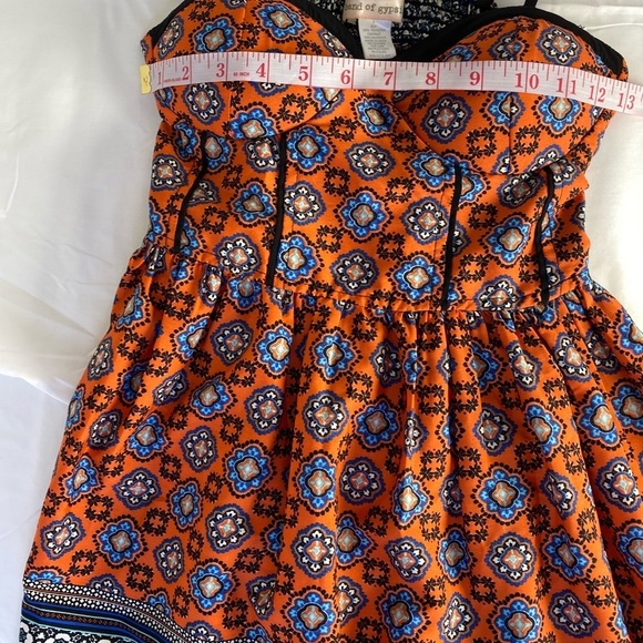 Band of Gypsies Tuscan Multicolor Dress Sz Small - Picture 3 of 9